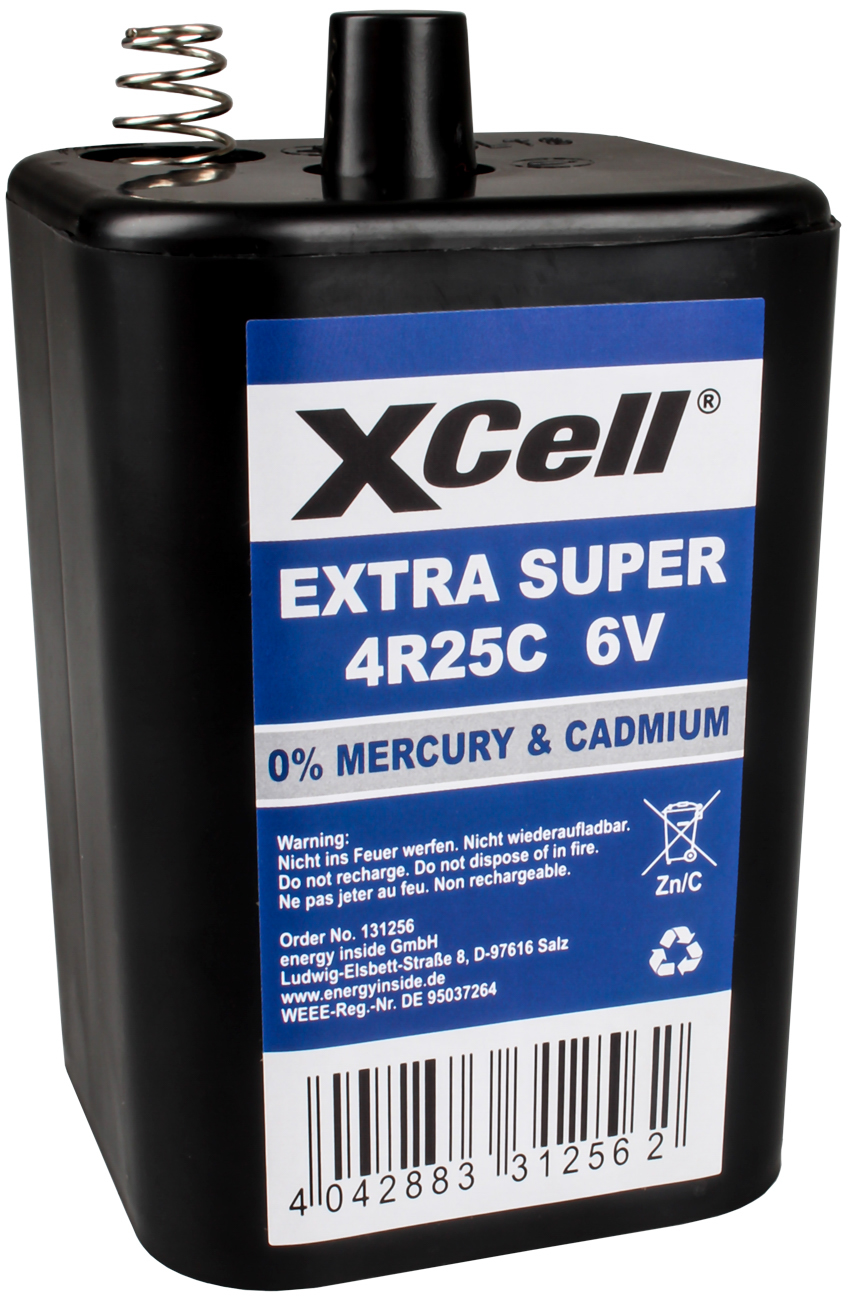 Hückmann XCell 6V-Block-Batterie 6V/9500mAh 131256