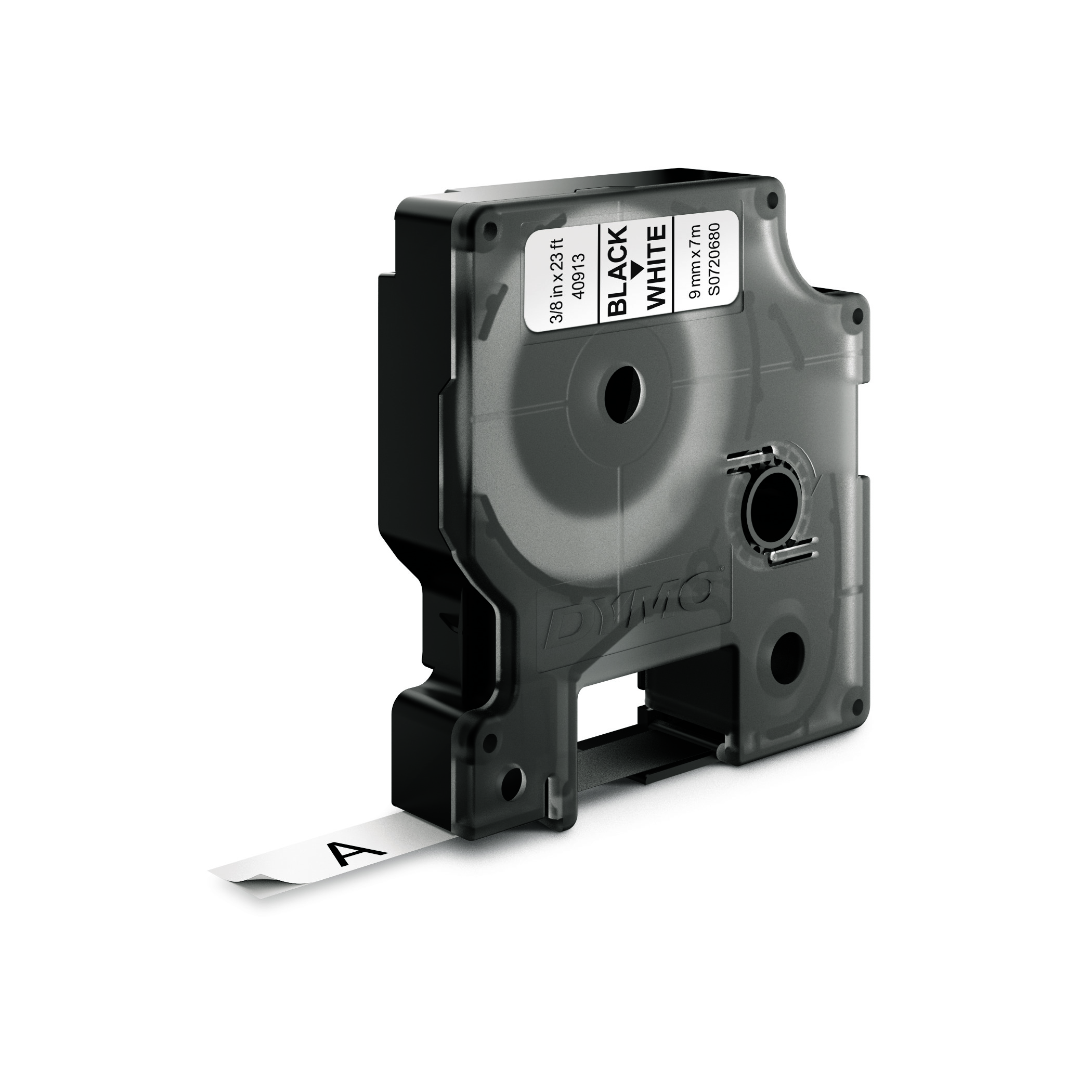 Newell Brands D1 Schriftband 9mm/7m schwarz auf weiß 40913