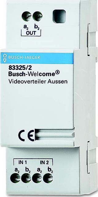 Busch-Jaeger Videoverteiler Außen REG  83325/2