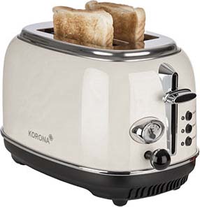 Korona electric Toaster Retro,2 Scheiben 21666 creme