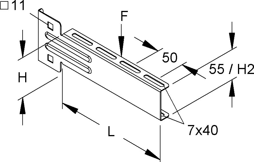 Niedax Ausleger KTUL 300