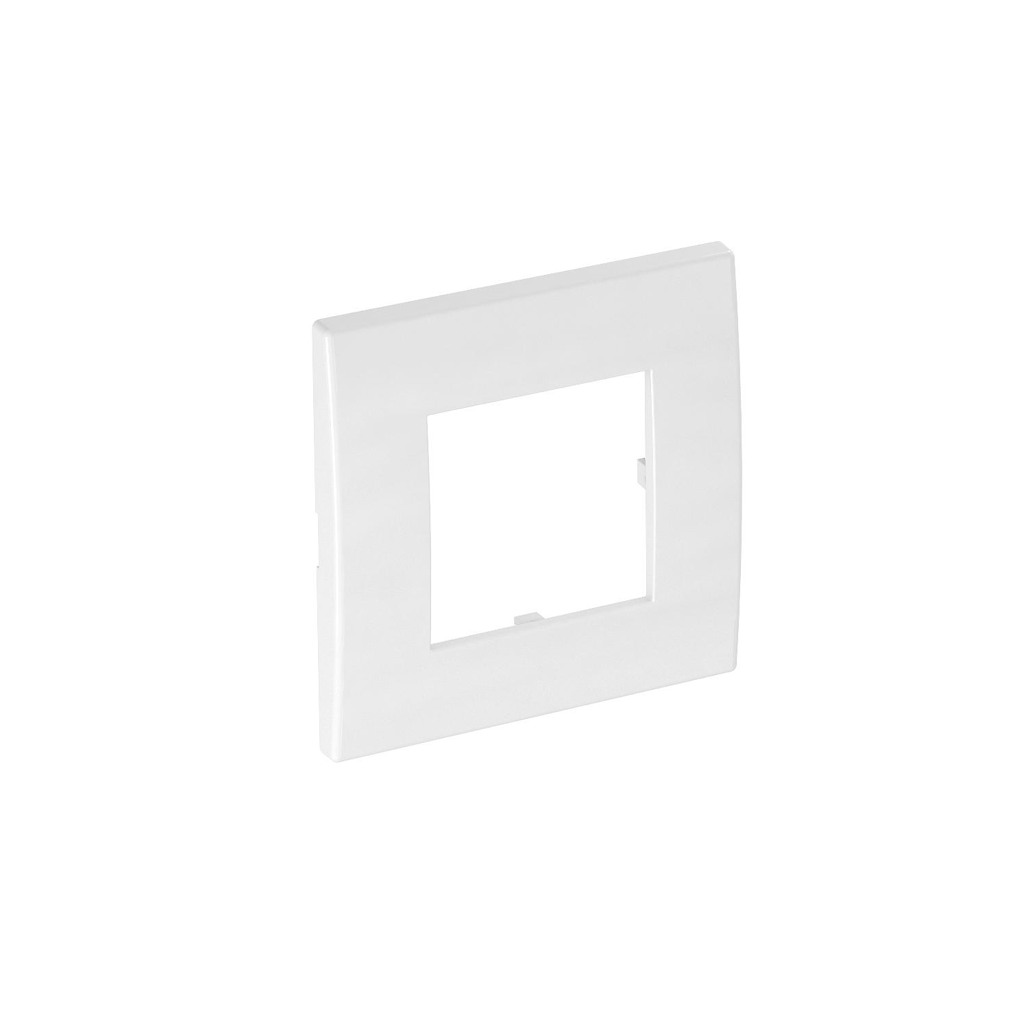 OBO Bettermann Vertr Abdeckrahmen 1fach 84x84mm rws AR45-F1 RW