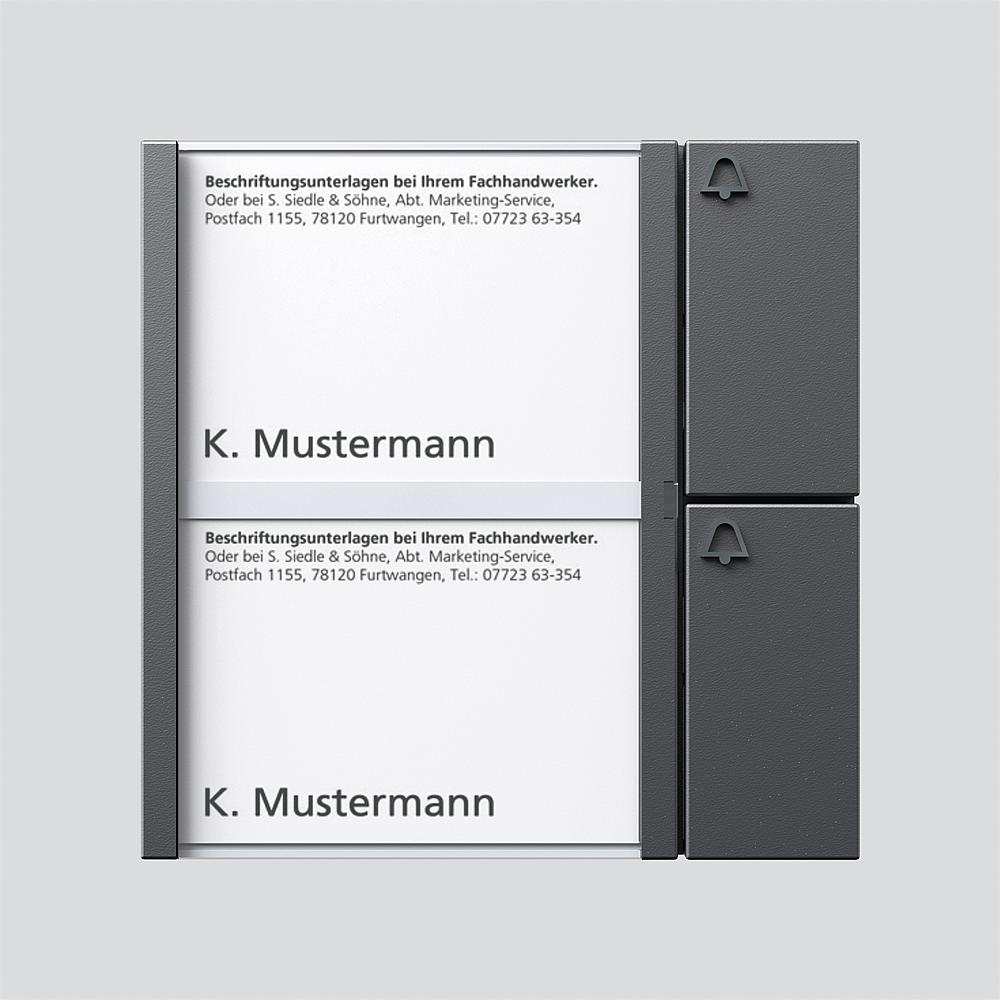 Siedle&Söhne Bus-Tasten-Modul dgr/gli BTM 650-02 DG