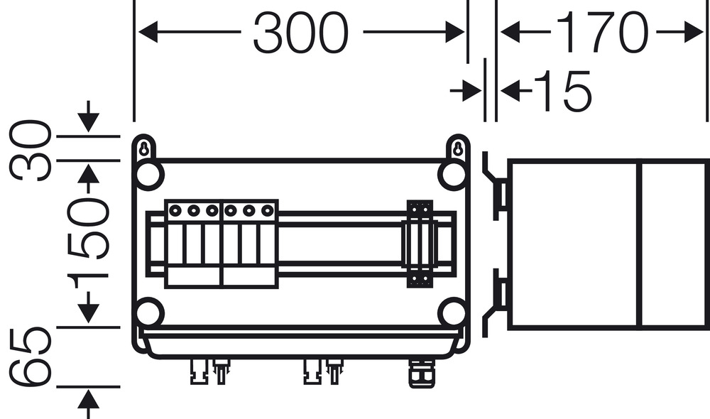 Hensel PV-GAK mit ÜSE Mi PV 1122