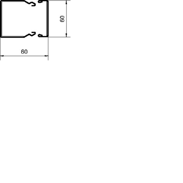 2 M Tehalit Brandschutzkanal FWK-Plus60x60 weiß FWKP6006009016