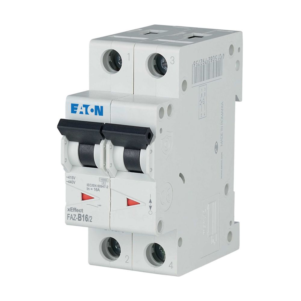 Eaton (Moeller) Leitungsschutzschalter B 16A, 2p FAZ-B16/2
