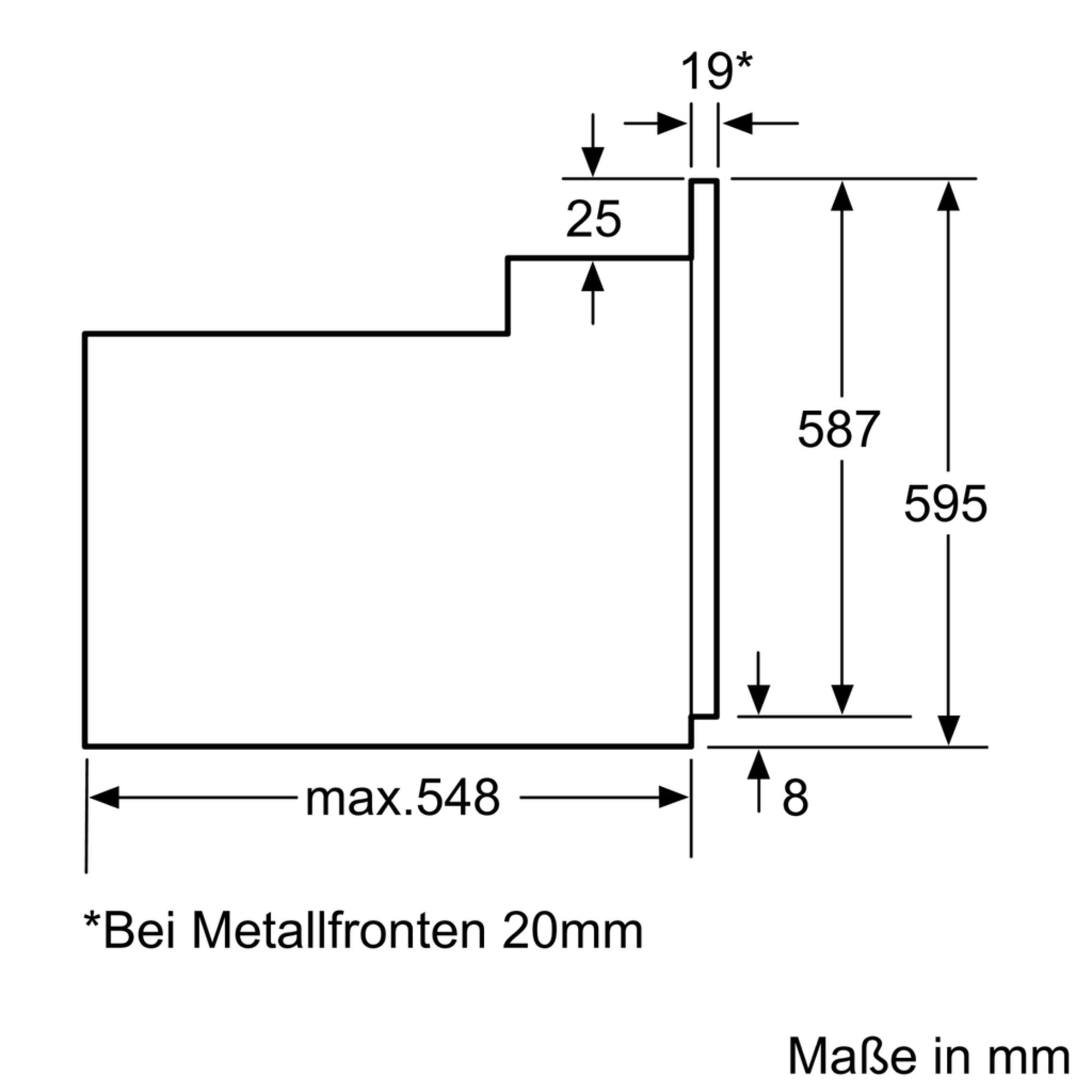 Bosch MDA EB-Backofen m.2-F-Auszug HBF133BR0+HEZ438201 HBF133GR0