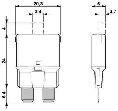 Phoenix Contact Sicherungsautomat TCP 15/DC32V