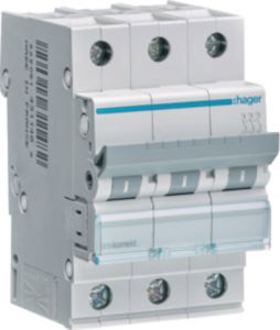 Hager Leitungsschutzschalter 3pol. C-20A, 6kA MCN320