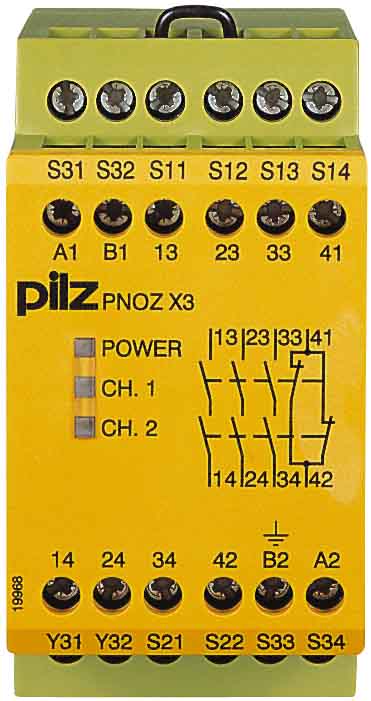 Pilz Not-Aus-Schaltgerät 230VAC/24VDC PNOZ X3 #774318