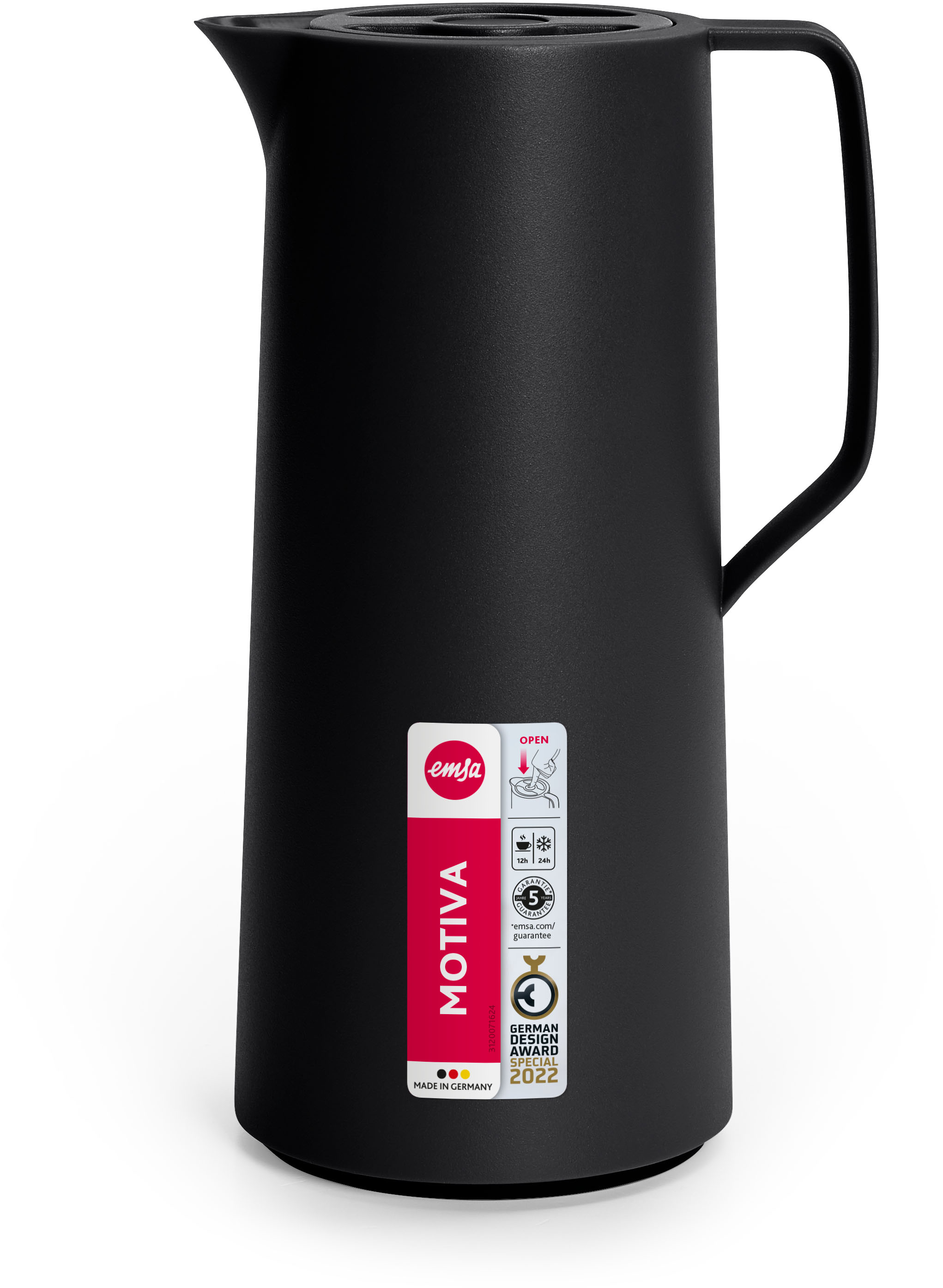 Groupe SEB WMF Isolierkanne 1L Schwarz MOTIVA 1L sw
