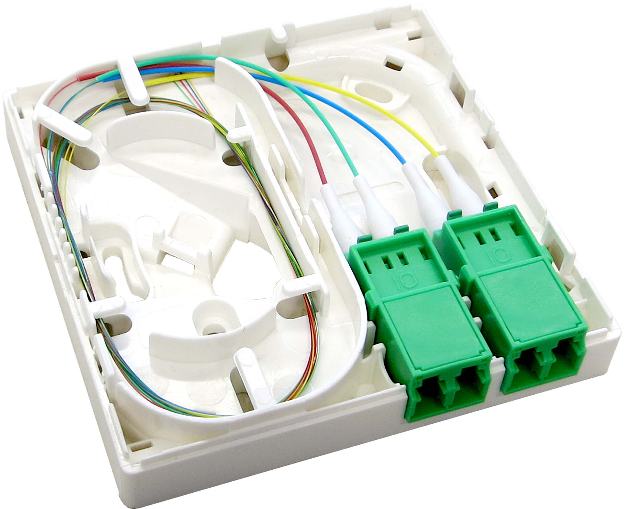 Acome Komponenten FTTH-AP-Dose T1 m. Pigtail 1xLCD/APC rws IO1140670202