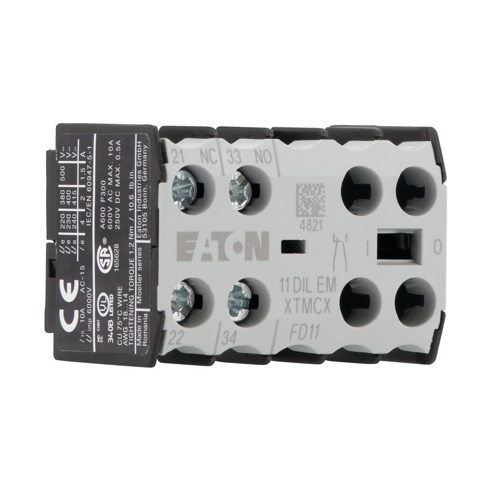Eaton (Moeller) Hilfsschalterbaustein 1S+1Ö,Zentral-Aufbau 11DILEM Eaton (Moeller) Hilfsschalterbaustein 1S+1Ö,Zentral-Aufbau 11DILEM