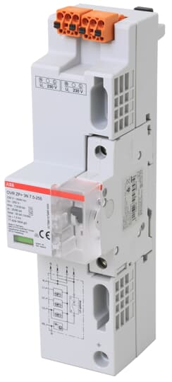 ABB Stotz S&J TT/TN-S Kombi-Ableiter OVR ZP+ 3N,7,5kA OVR ZP+3N7.5-255MCB6