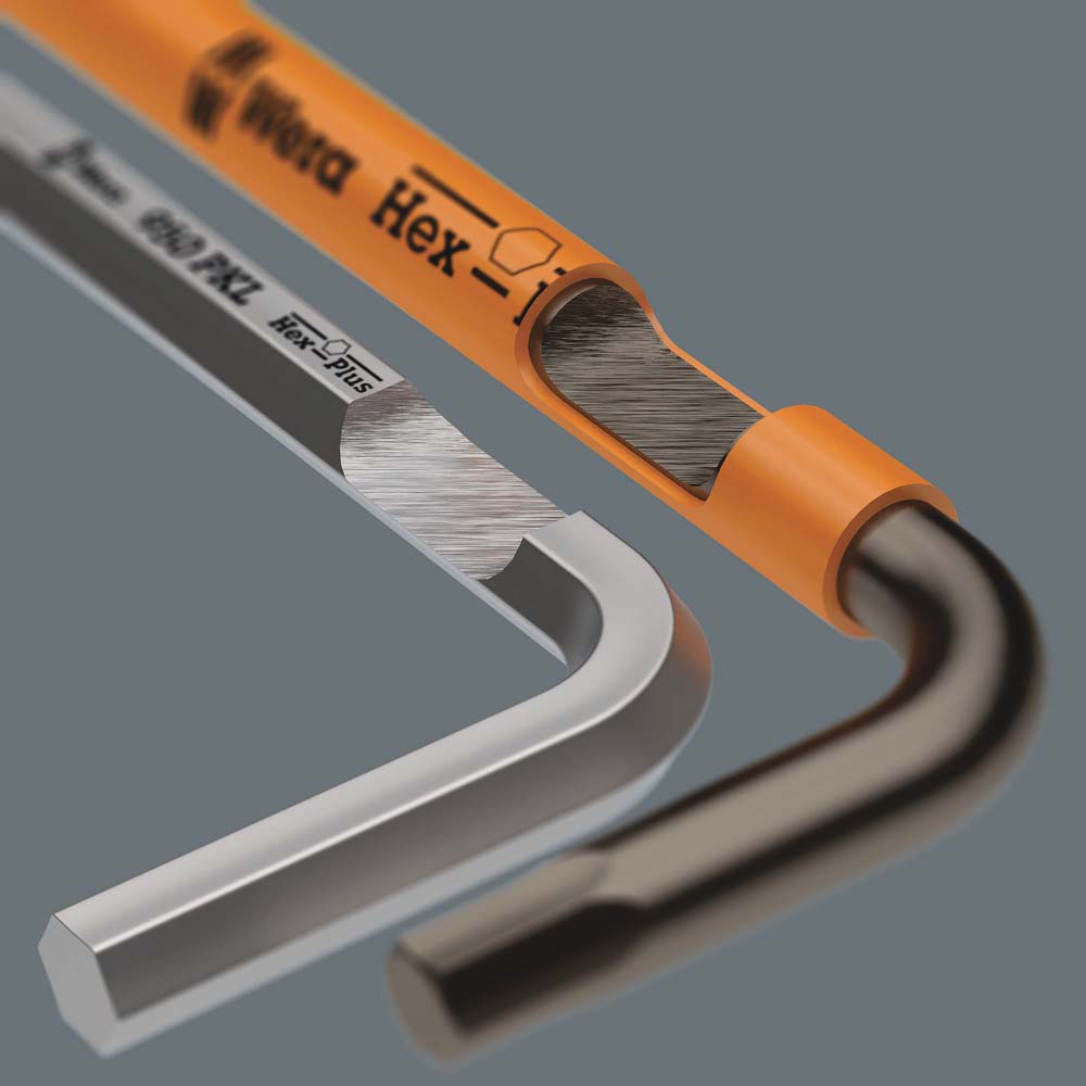 Wera Werk Hex-Plus Winkelschlüssels. 1,5-10mm, m. Haltef. 05022210001