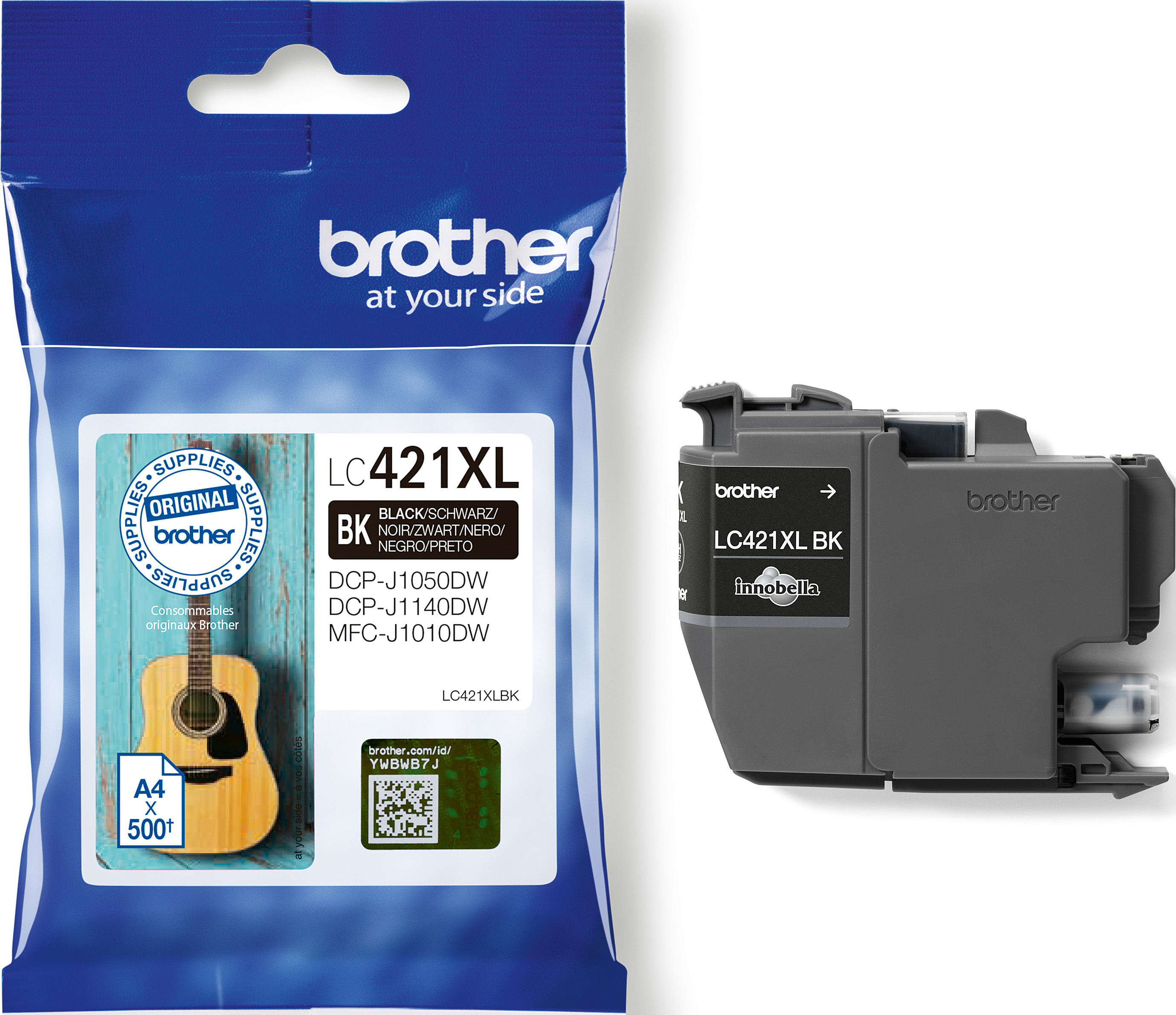 Brother Tintenpatrone sw LC-421XLBK