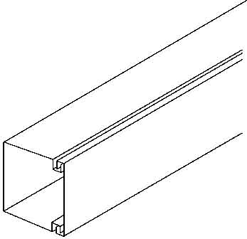 2 M Kleinhuis Kanal lgr 15x15 RAL7035 HKL1515.8