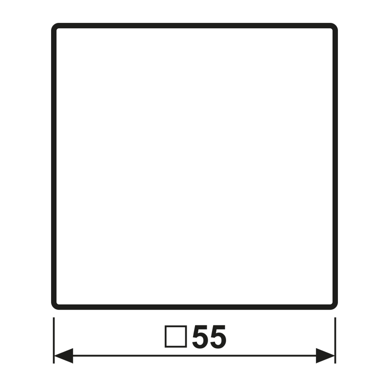 Jung Wippe Symbol LICHT aws für Taster AS 591 L WW
