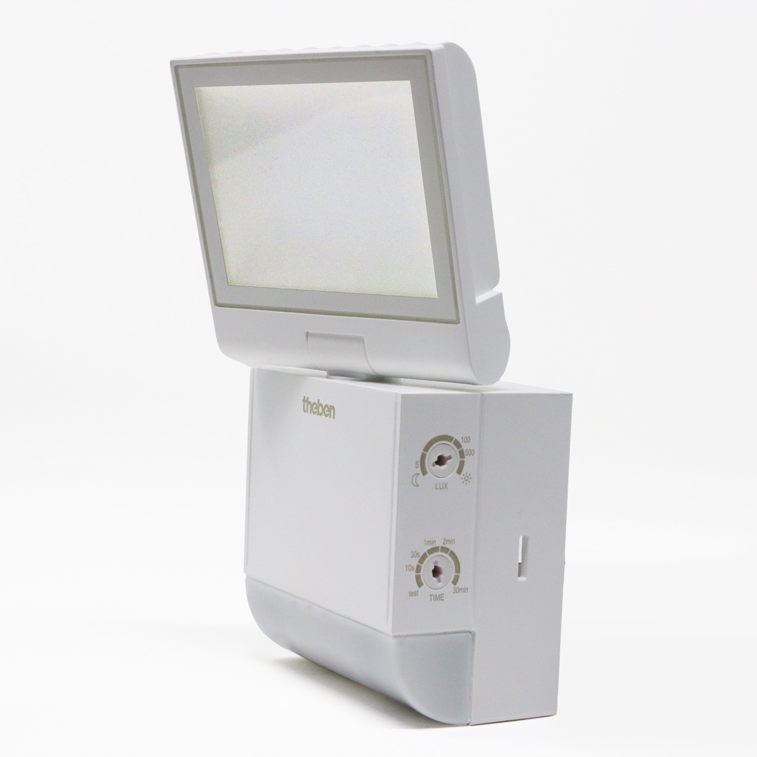 Theben theLeda S8-100 WH LED-Strahler dreh-/schwenkbar, Bewegungsmelder, 4000 K neutralweiß 1020800