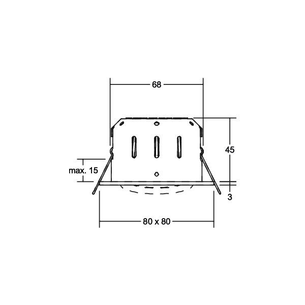 Brumberg Leuchten LED-Einbaustrahler 350mA 3000K weiß 12295173