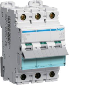 Hager Leitungsschutzschalter 3pol.,B-16A,10kA,3M NBN316
