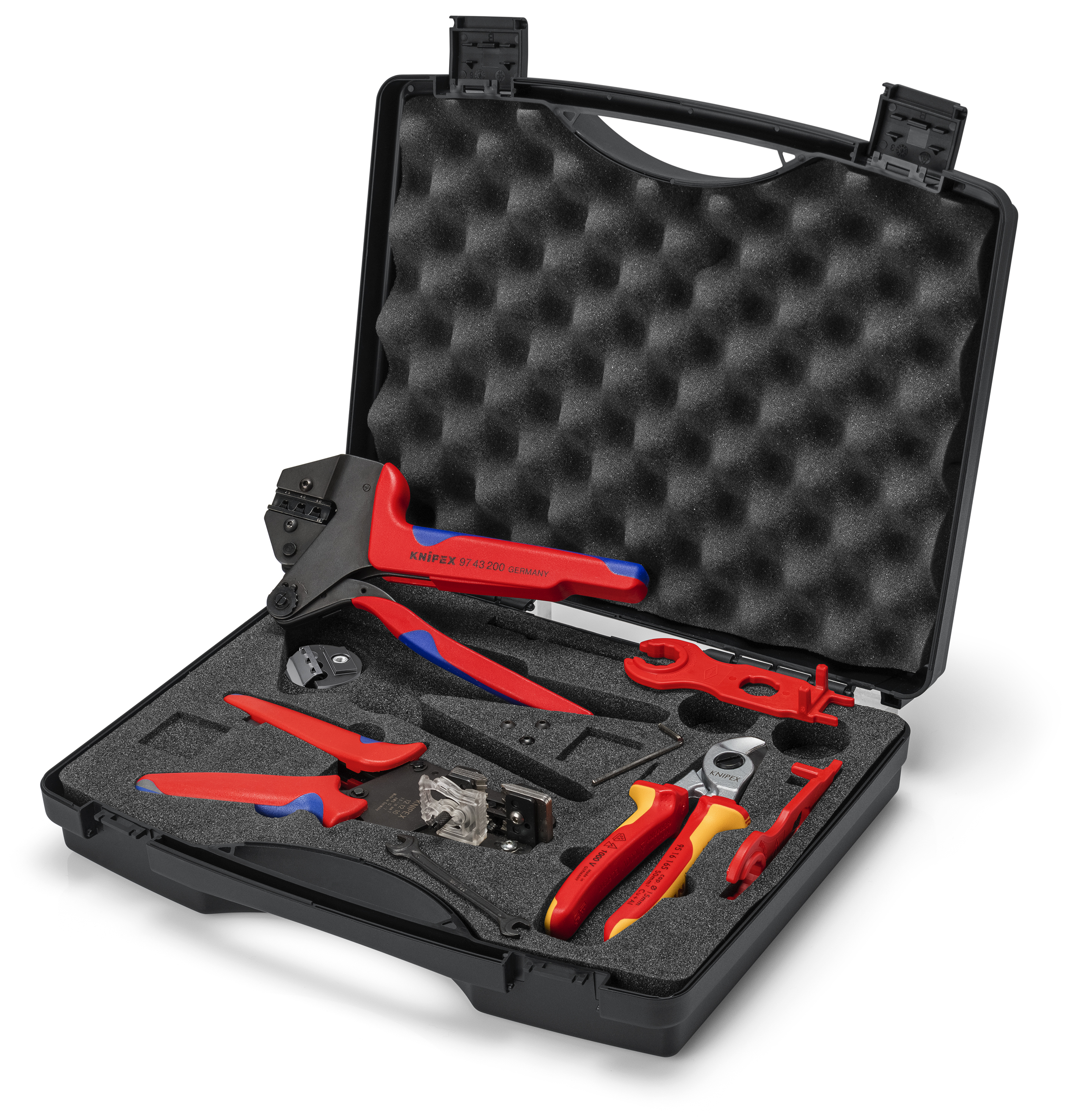 Knipex-Werk Werkzeugkoffer für Photovoltaik MC4 97 91 04 V01