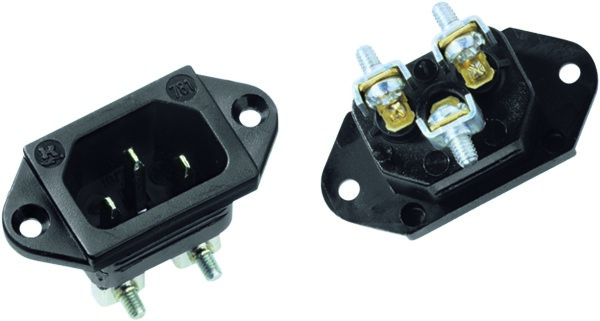 Bachmann Kaltgeräte-EB-Stecker 65°C sw 917.170