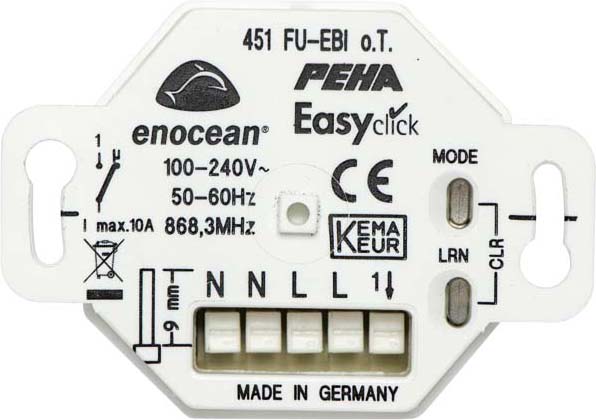 Peha Funk Empfänger 1 Kanal UP D 451 FU-EBI O.T.