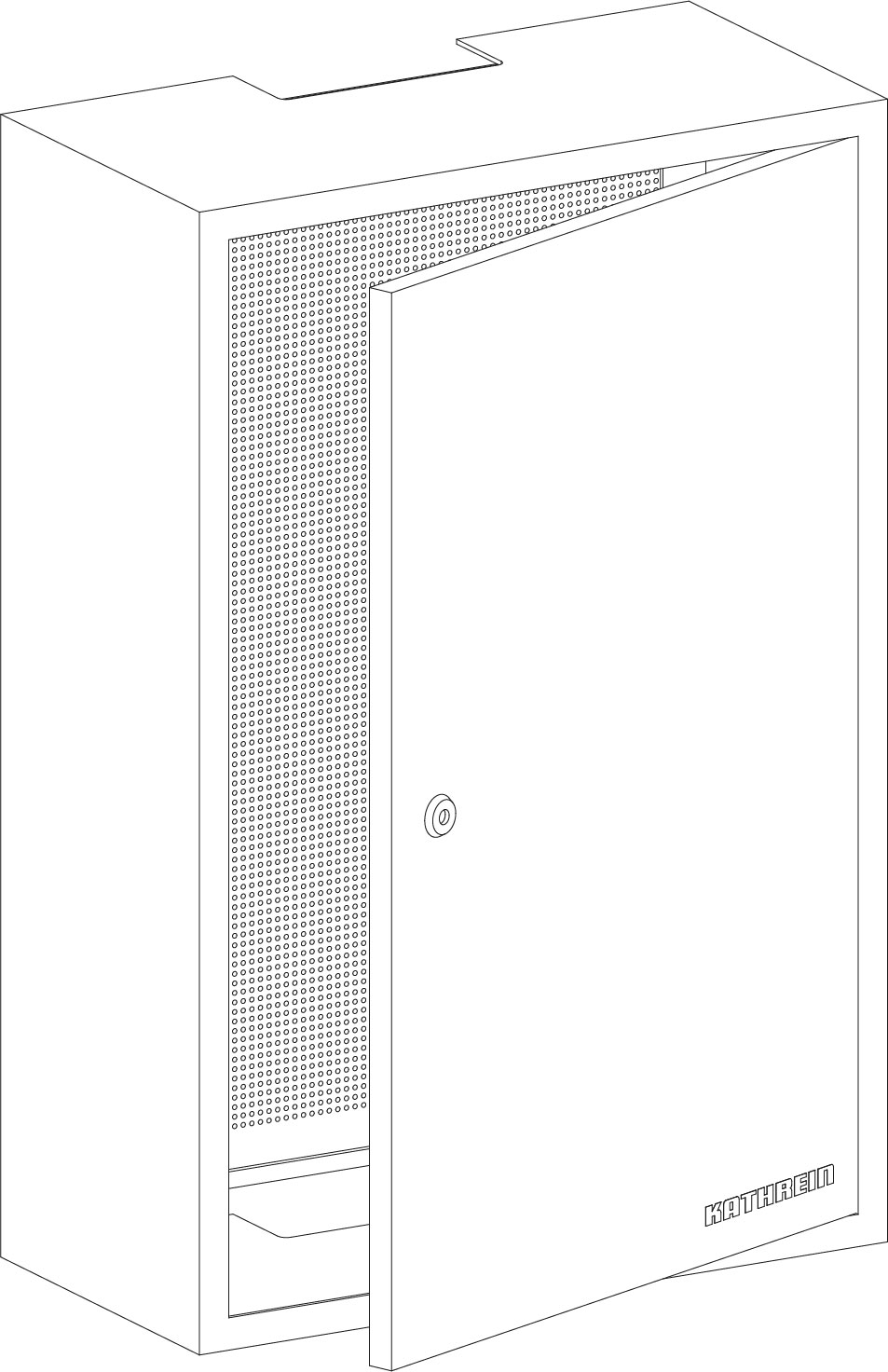 Kathrein Stahlschrank 400x600x200mm MS4060