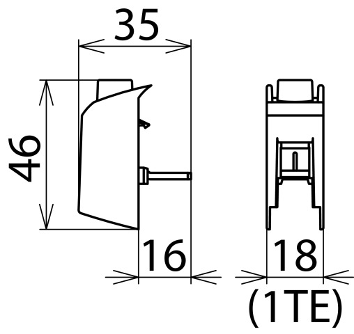DEHN Stiftanschlussklemme z. V-Verdrahtung STAK 25 DEHN Stiftanschlussklemme z. V-Verdrahtung STAK 25