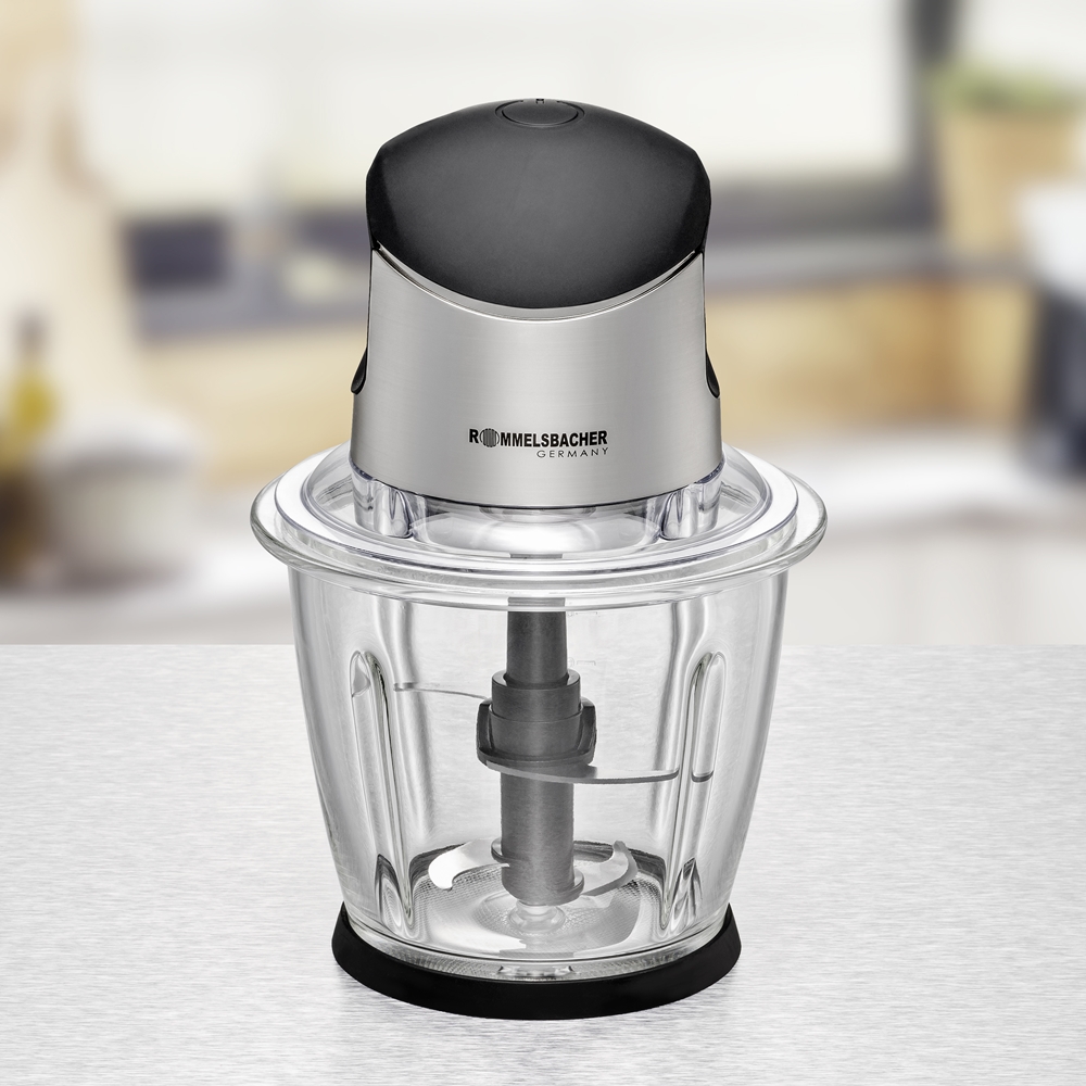 Rommelsbacher Multi Zerkleinerer 500W, 1,5l Glas MZ 500