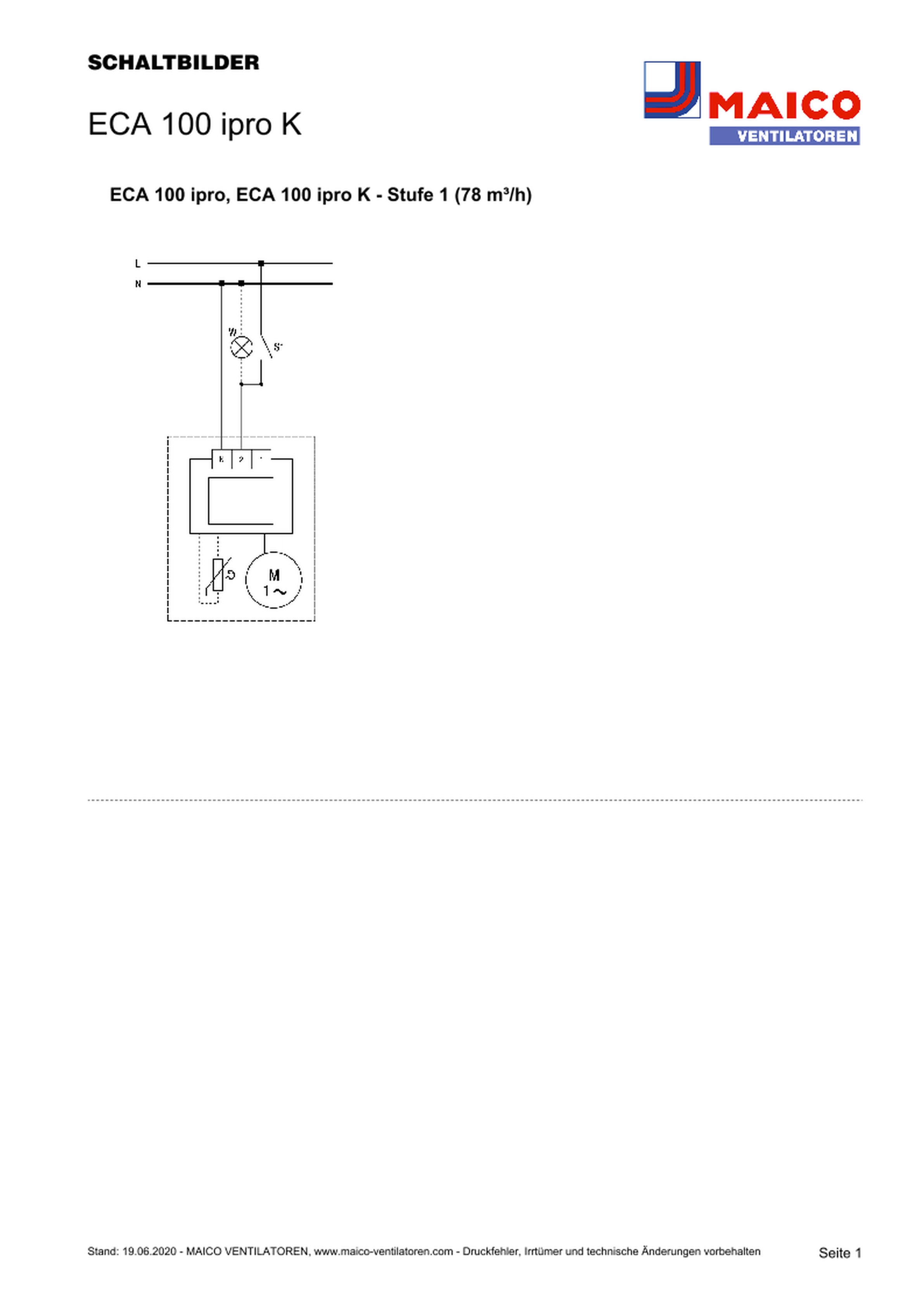 Maico Kleinraumventilator ECA 100 ipro K Maico Kleinraumventilator ECA 100 ipro K