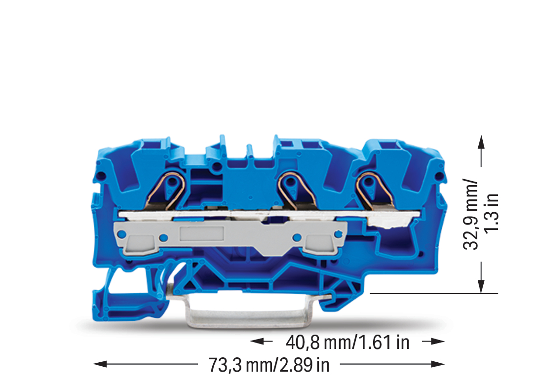 WAGO GmbH & Co. KG Durchgangsklemme 0,5-6/10qmm blau, 3L 2006-1304 WAGO GmbH & Co. KG Durchgangsklemme 0,5-6/10qmm blau, 3L 2006-1304