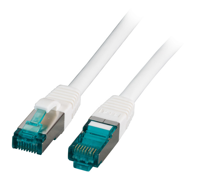 EFB-Elektronik Patchkabel Cat.6A S/FTP RJ45 EC6000A 0.5m ws