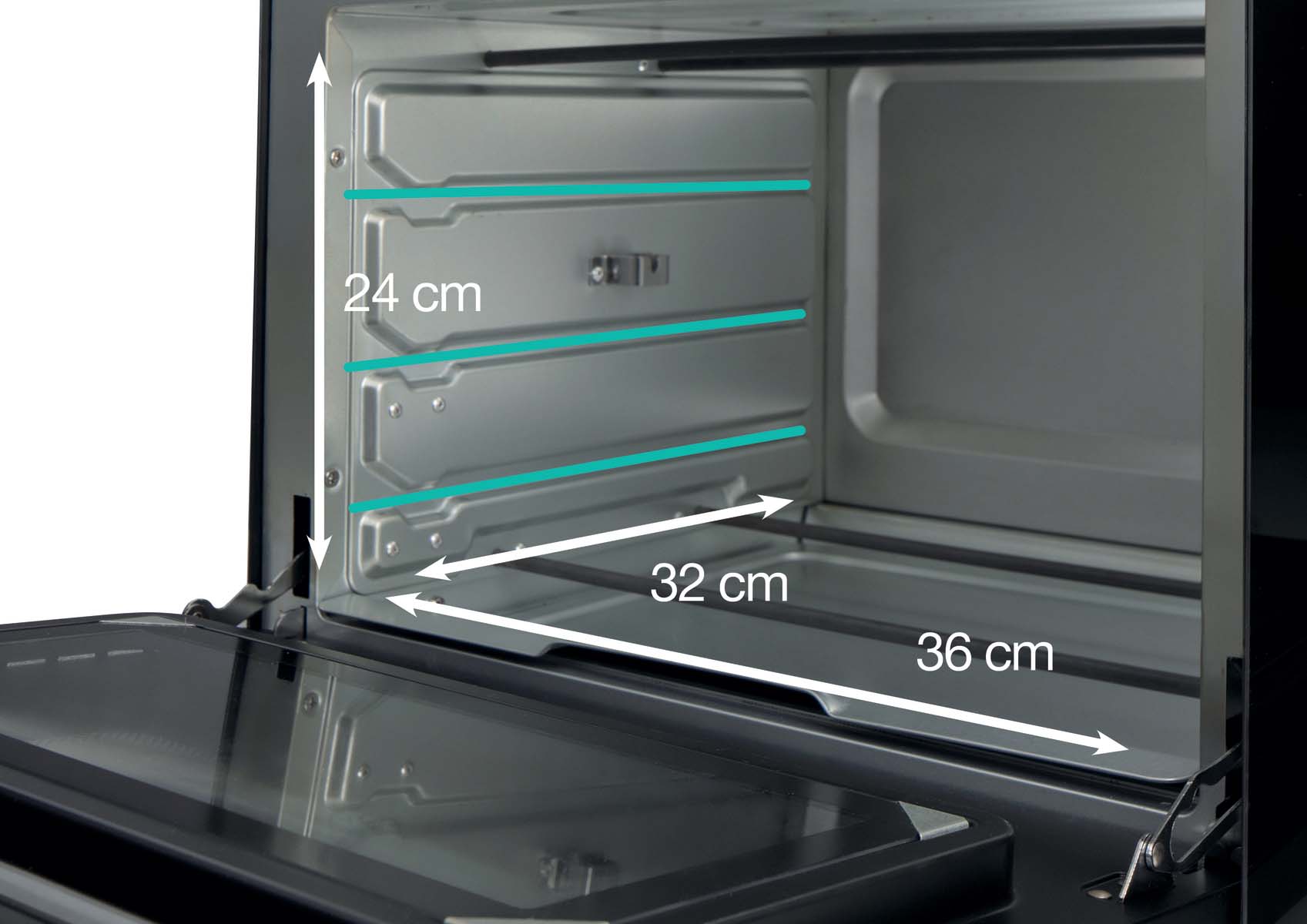 Hisense Gorenje DA Stand-Minibackofen 1600W,sw OM30GBX