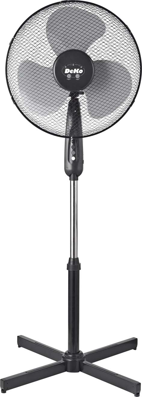 pegro Standventilator 40cm, 45W, osz. B 419 Stratos sw