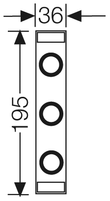 Hensel Sicherungselement 3p. 63A E18 D02 Mi RS 18