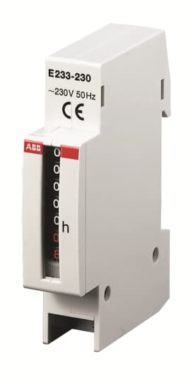 ABB Stotz S&J Betriebsstundenzähler 99999 h, 1TE E233-230