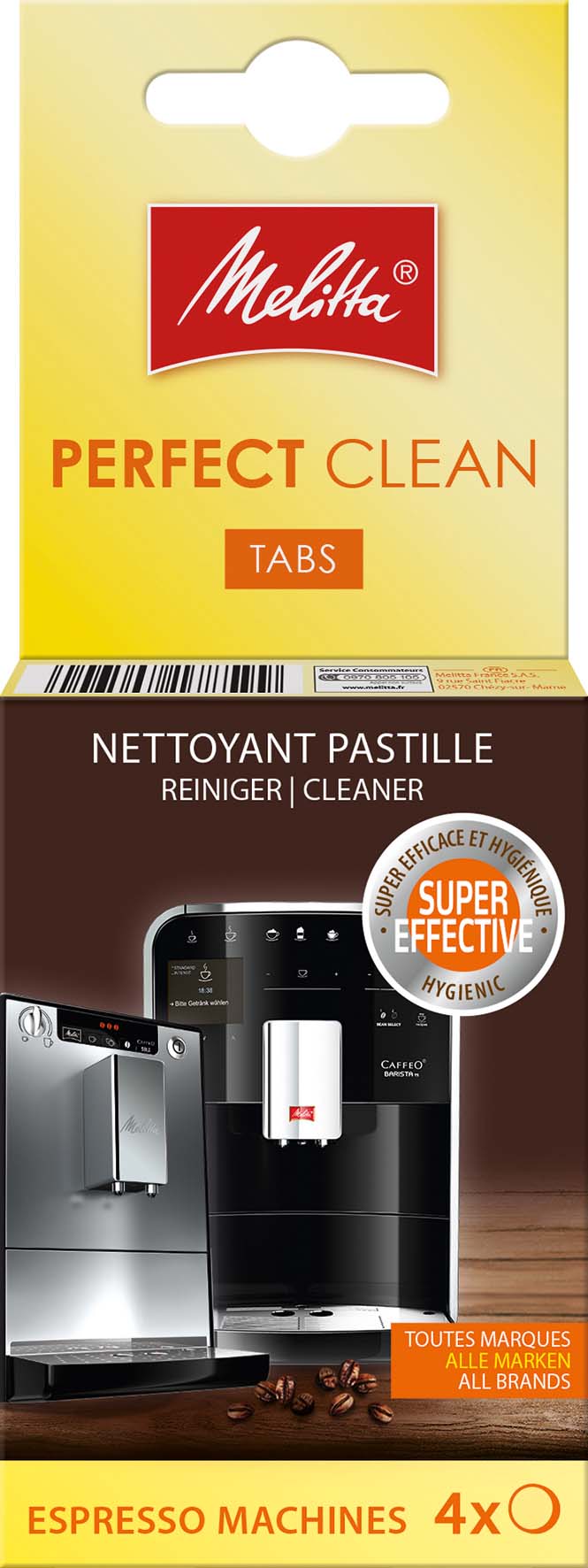 Melitta SDA Reinigungstabs PerfectCleanEsp(VE4)