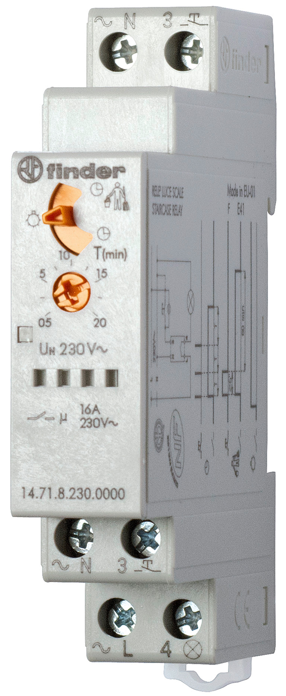 Finder Treppenhausaut.N/L schalt. 1S 16A 230VAC 14.71.8.230.0000