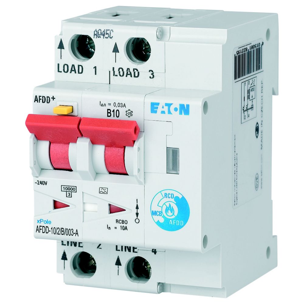 Eaton (Installation) Brandschutzschalter 2polig, B10A, 30mA AFDD-10/2/B/003-A