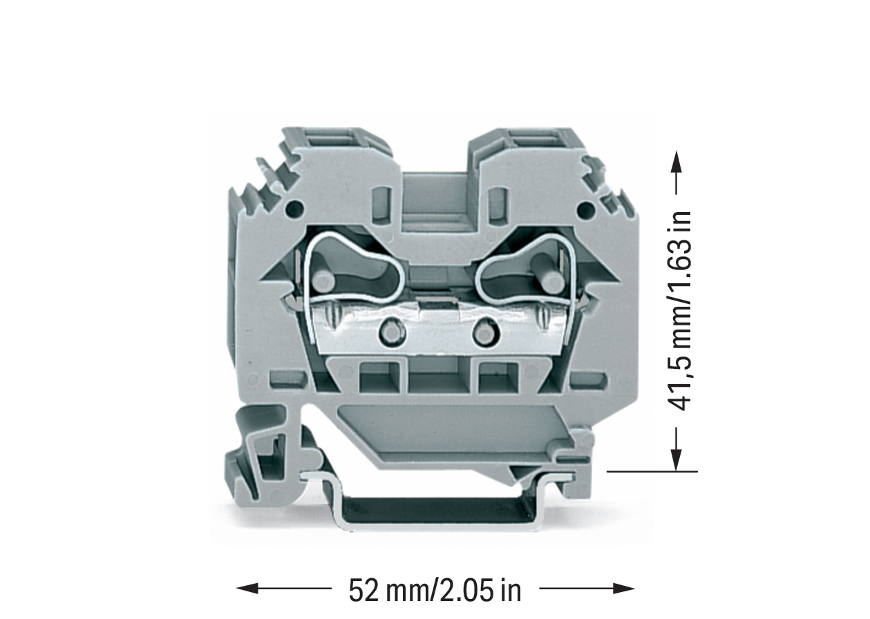 WAGO GmbH & Co. KG Durchgangsklemme 0,2-10mmq grau 284-101