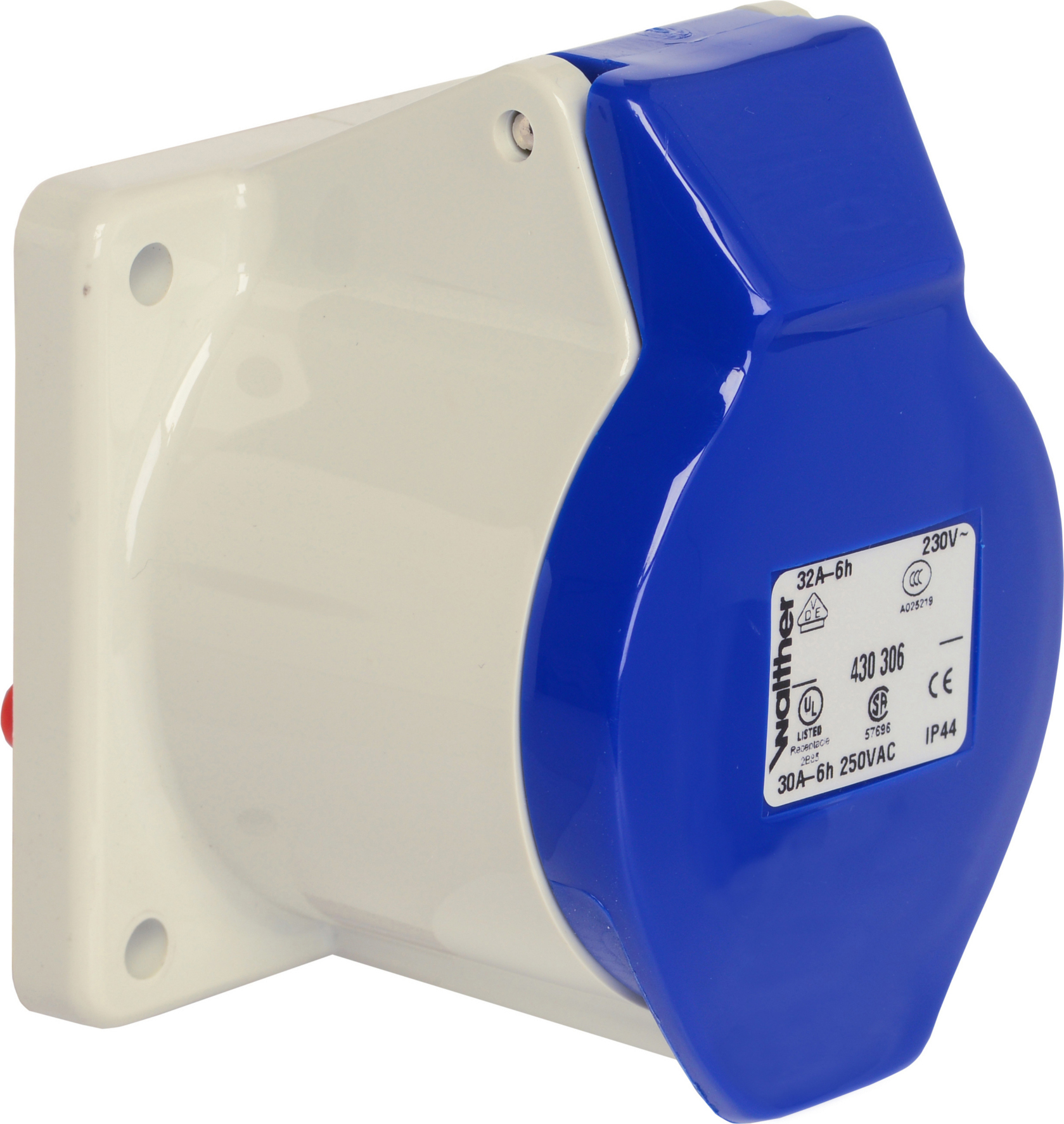 Walther Werke Anbaudose gerade 32A 3P 230V 6h IP44 430306