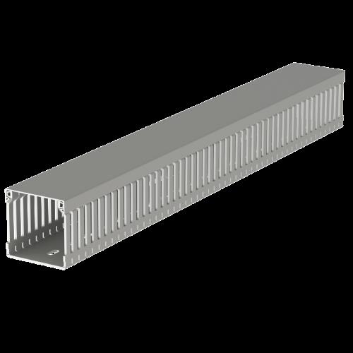 2 M Unex Verdrahtungskanal gr RAL7030 60x60 60.60.77