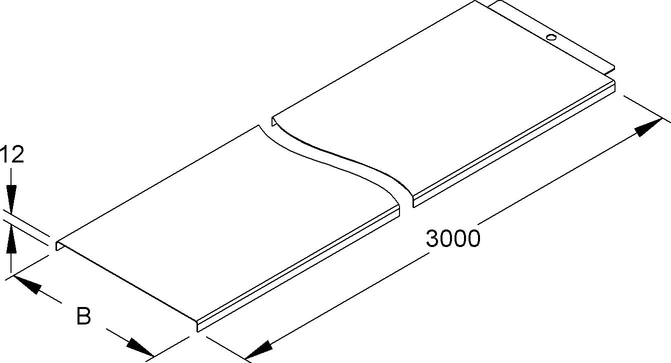 3 M Niedax Kabelrinnendeckel RD 100