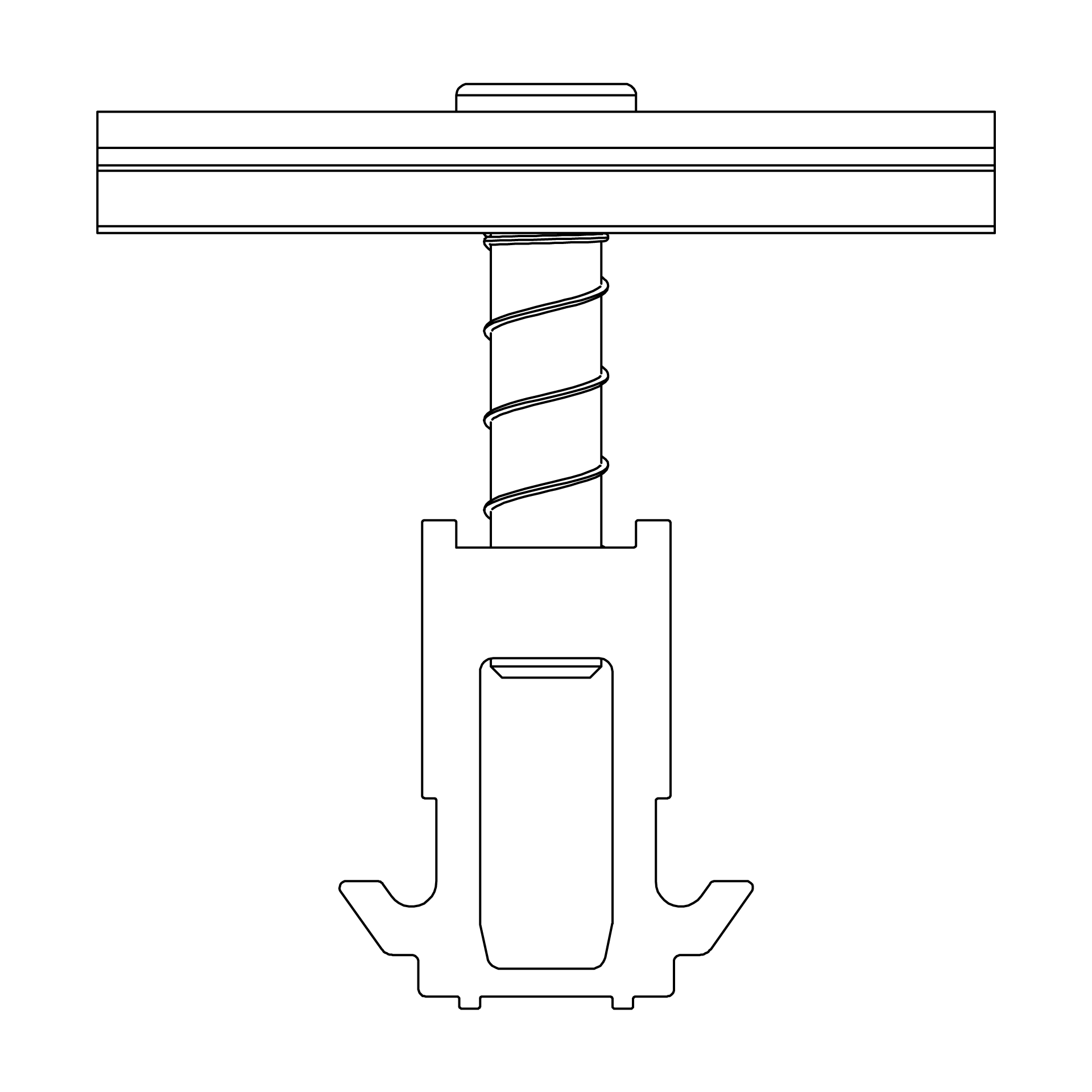 K2 Systems MiniClamp Mittelklemmen 30-50 mm Set black 2002609
