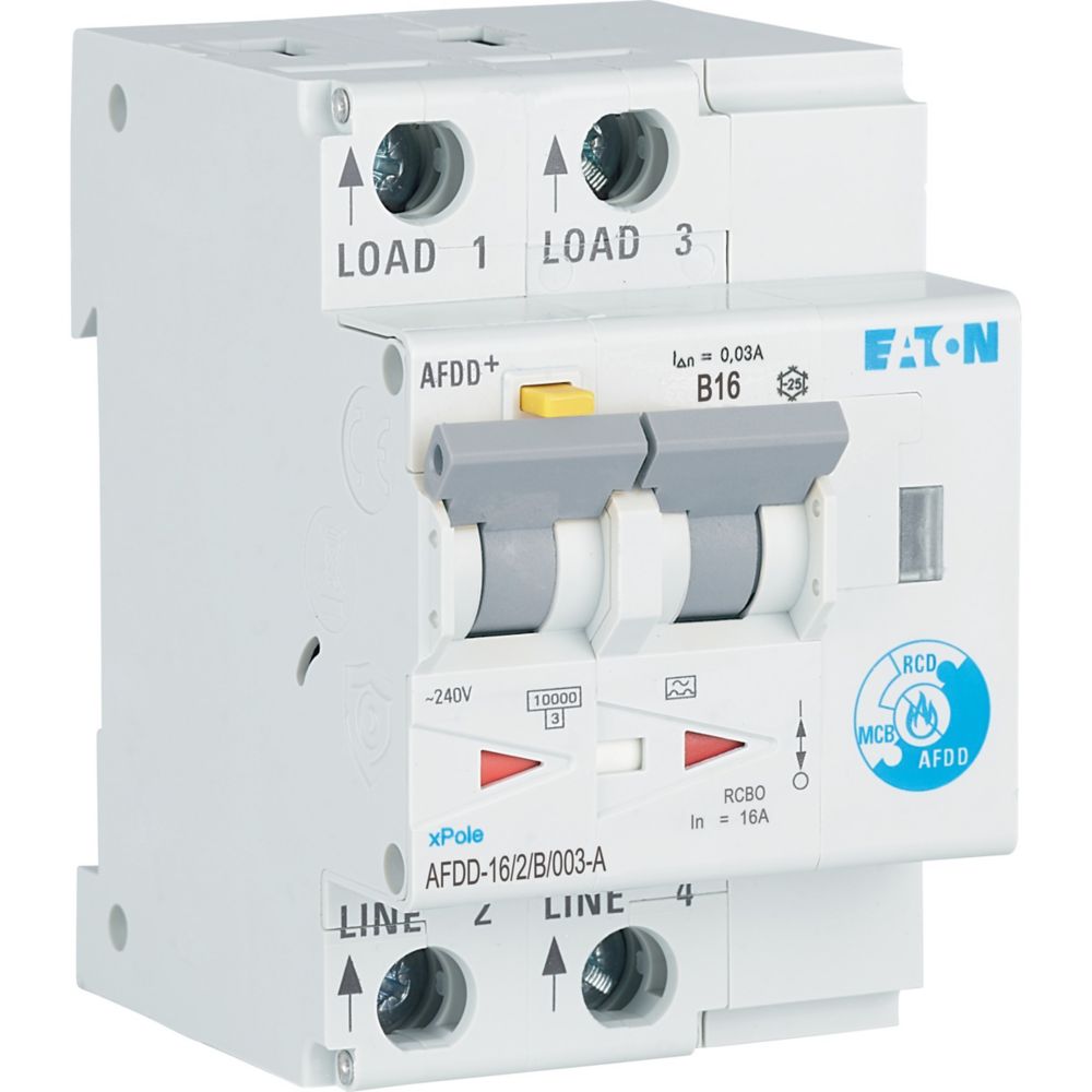 Eaton (Installation) Brandschutzschalter 2polig, B16A, 30mA AFDD-16/2/B/003-A