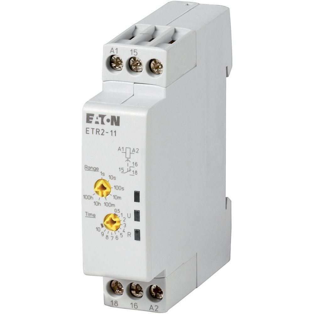 Eaton Elektron.Zeitrelais 0,5s-100h anspr.verz ETR2-11