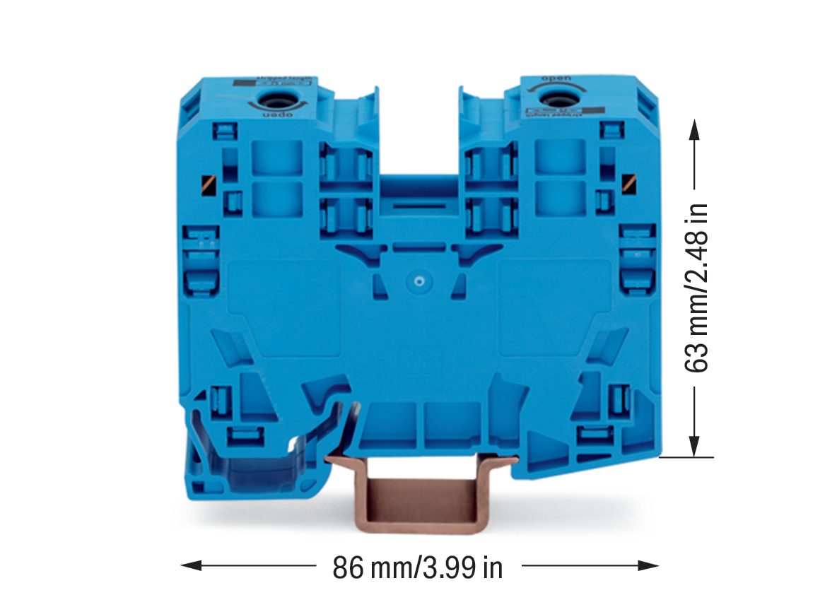 WAGO GmbH & Co. KG Durchgangsklemme 6-35qmm blau 285-134