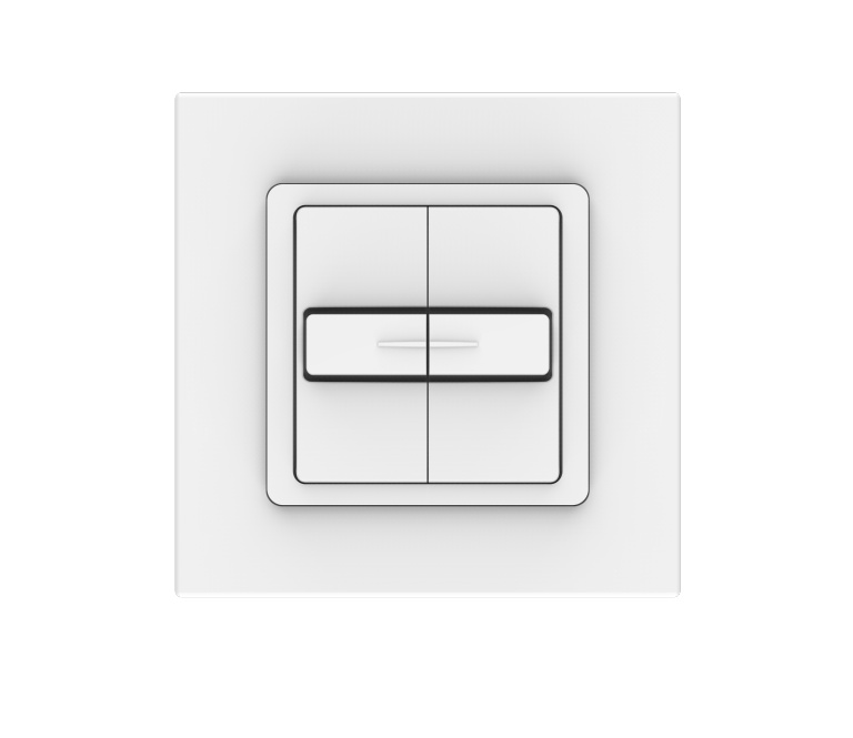 Somfy Zweifach-Rollladenschalter inkl. Rahmen 1800506